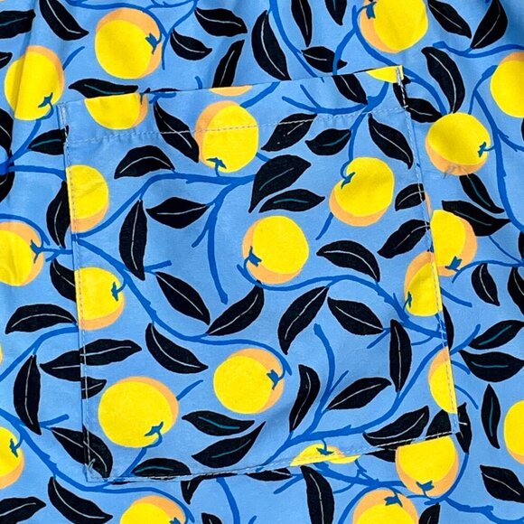 NWOT L.L. Bean Summersalt Drawstring Swim Trunks Board Shorts Blue Men's Medium - Picture 6 of 12